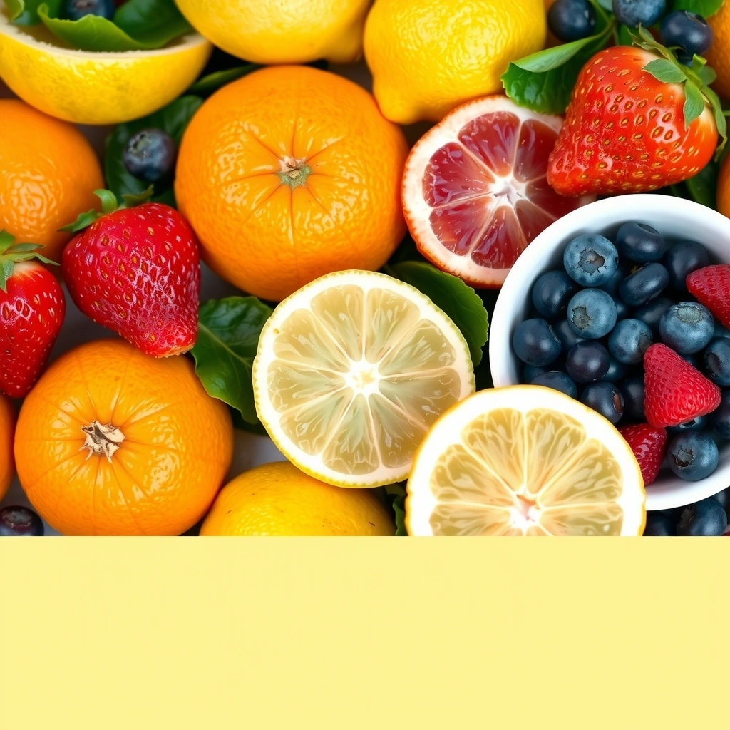 Cítricos y bayas, fuentes de Vitamina C